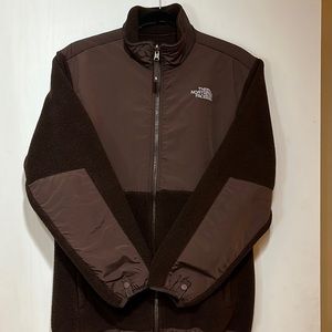 North Face fleece Jacket Chocolate Brown size girls XL